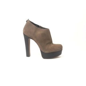 Schutz Womens Platform Ankle Boots Size 10 Tan